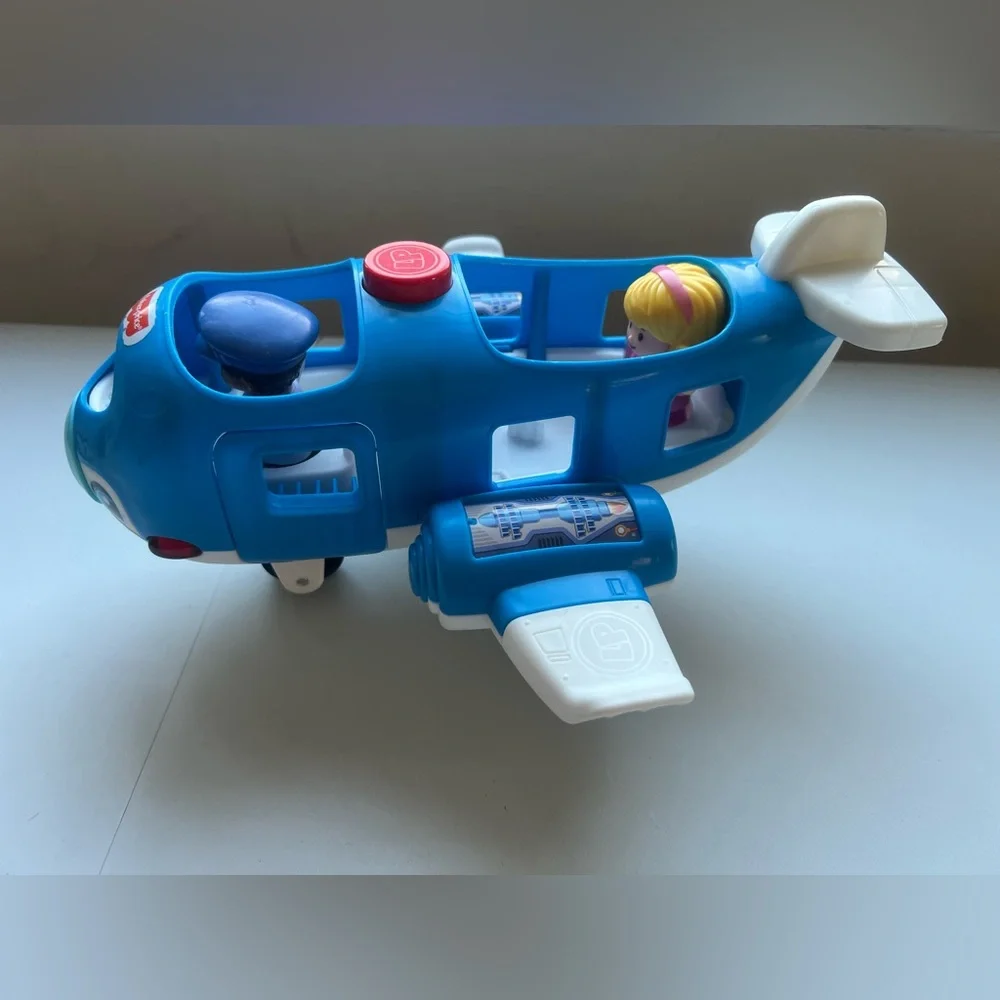 Fisher-Price Little People Musical Toddler Toy Travel Together Airplane